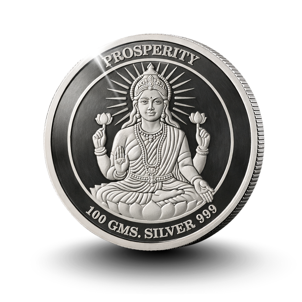 Mahalakshmi Silver Coin