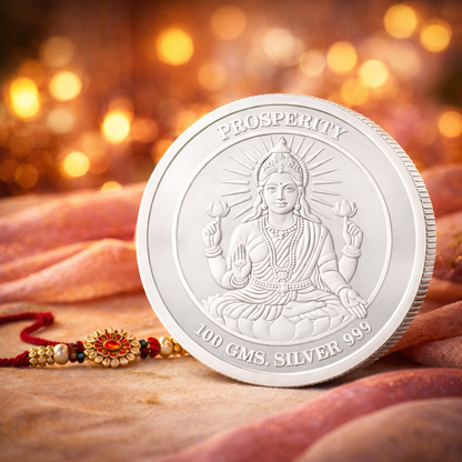 Mahalakshmi Silver Coin